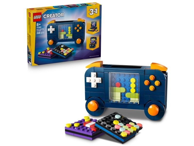 LEGO ® Creator - Retro-spillekonsol 31380 - 3-i-1 - 268 Dele