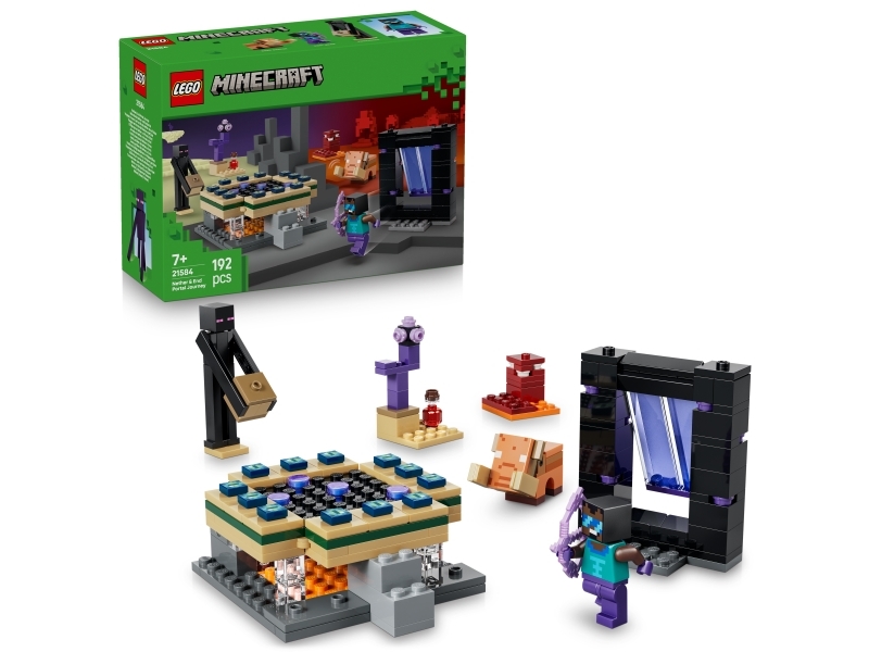 LEGO Minecraft - Rejsen gennem Nether og End-portalen - GEEKD.dk