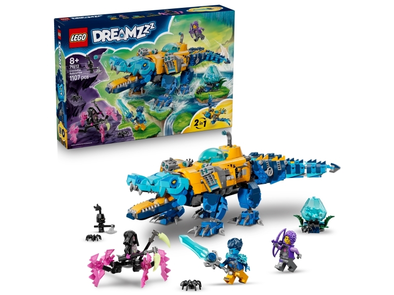 LEGO DREAMZzz 71512 Krokodilubåt | LEGO® - LEGO® teman D-I - LEGO DREAMZzz | GameStuff