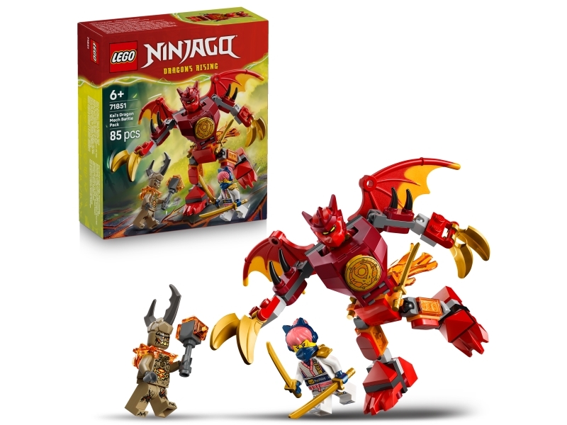 LEGO Ninjago 71851 Kais Dragon Mech Battle Pack | LEGO® - LEGO® teman J-N - LEGO NINJAGO | GameStuff