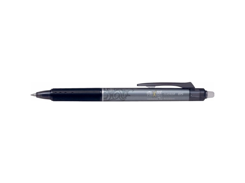 Kuglepen Pilot Frixion Clicker Sort Fine 0,5Mm - (12 Stk.)
