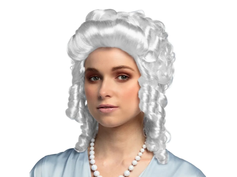 Boland 86350, Fancy Dress Wig, Adult, Female, Polyester, White, 333 G