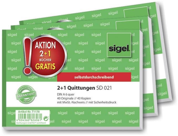 Sigel T1178 | Papper & Emballage - Specialpapper - Förtryckta formulär | GameStuff