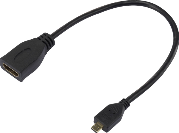 Raspberry Pi Sc0726 Hdmi Adapter Raspberry Pi [1X Hdmi Anschluss C Mini - 1X Hdmi Anschluss] 10 Cm Weiß
