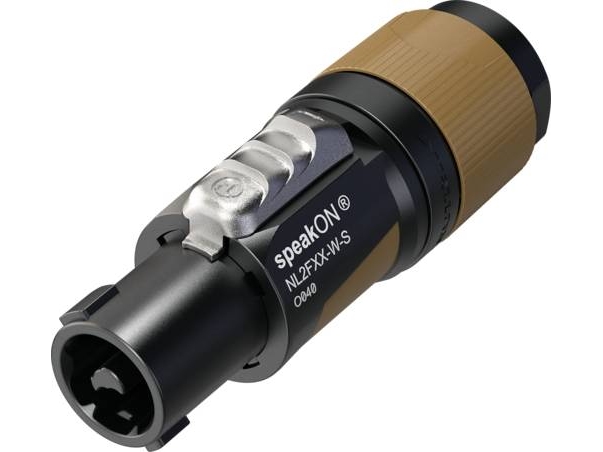 Neutrik Nl2fxx-W-S Lautsprecherstecker Stecker, Gerade Anzahl Der Pole: 2 Schwarz-Braun 1 Stk