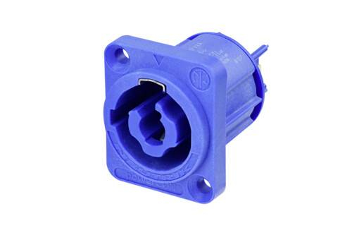 Neutrik Nac3mpxxa, Powercon, Blau, Stecker, Gerade, Kupfer, Ip20
