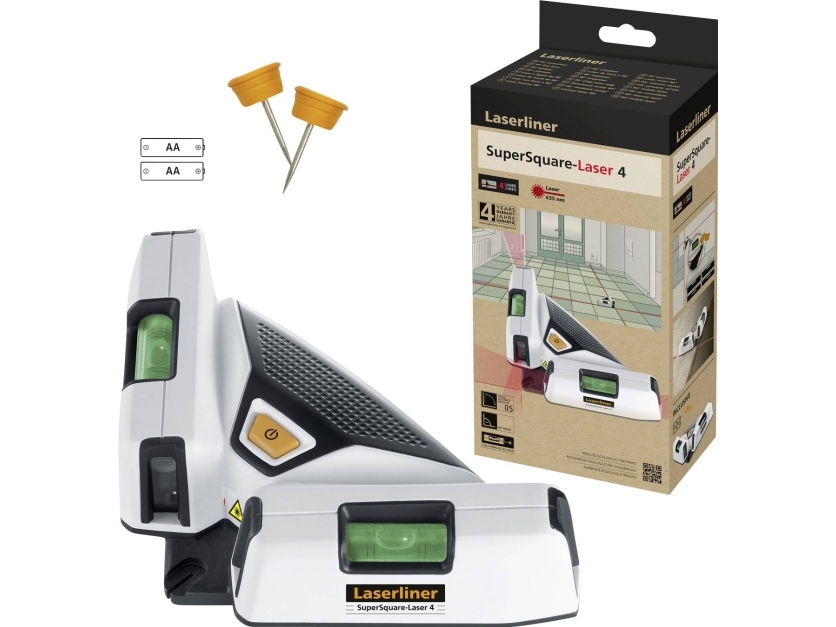 Laserliner SuperSquare-Laser 4 marklinjelaser (081.134E) | Verktyg & Verkstad - För verkstaden - Övriga | GameStuff