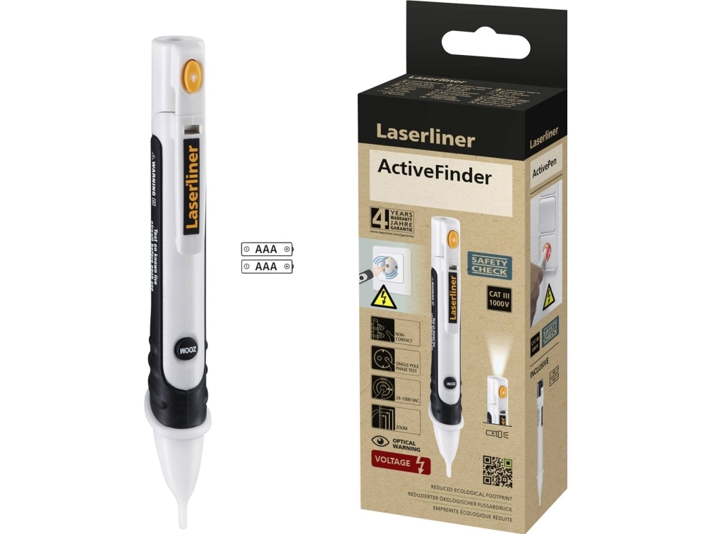 Laserliner stolpsökare - Activefinder beröringsfri, praktisk spänningsprovare | Verktyg & Verkstad - För verkstaden - Övriga | GameStuff