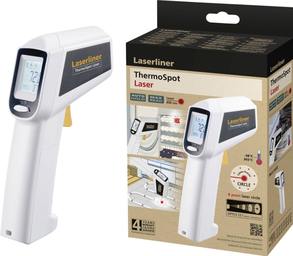 Laserliner ThermoSpot infraröd lasertermometer | Ventilation & Klimat - Annan ventilation och klimat - Temperaturmätningsutrustning | GameStuff