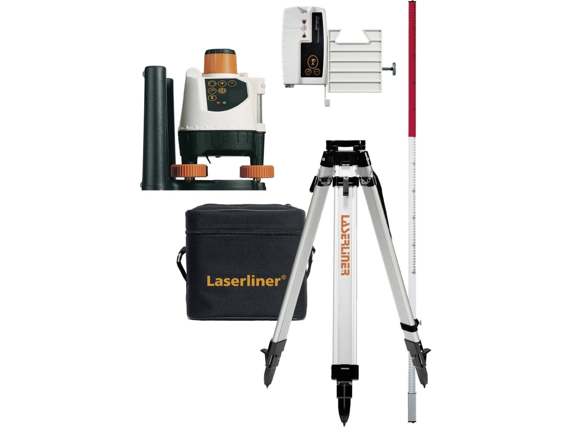 Laserliner BeamControl-Master 120 Set Roterande laser Kalibrering enligt (ISO) inkl. stativ Räckvidd (max.): 120 m | Verktyg & Verkstad - För verkstaden - Lasermätare | GameStuff