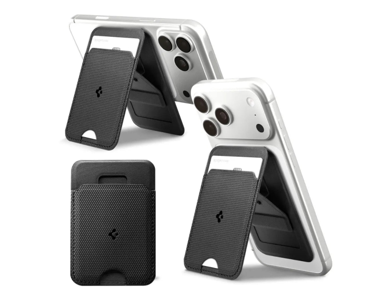 Spigen Afa10405, Kortholder, Sort, 1 Stk