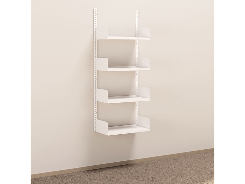 Büroregal, Weißes Wandregal 1500X750x400mm