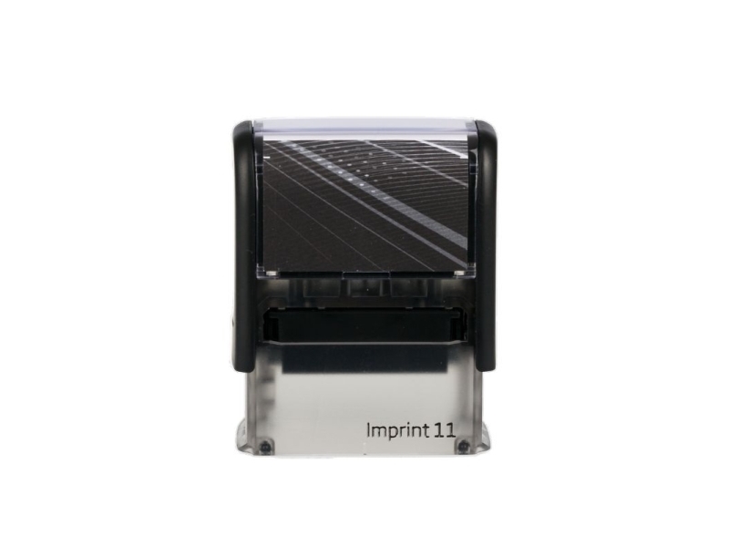 Stempel Imprint 11 med rød Tekst Godkendt