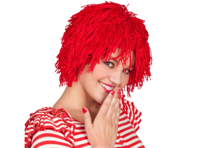 Boland 86204, Fancy Dress Wig, Adult, Female, Polyester, Red, 200 G