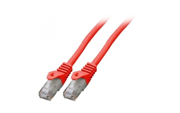 Mercodan Patchkabel Kat6 Utp, Rød, 20M, Halogenfri, 2X4xawg24 Lszh, Polybag, Cca, 20 M, Cat6, U/Utp (Utp), Rj-45, Rj-45