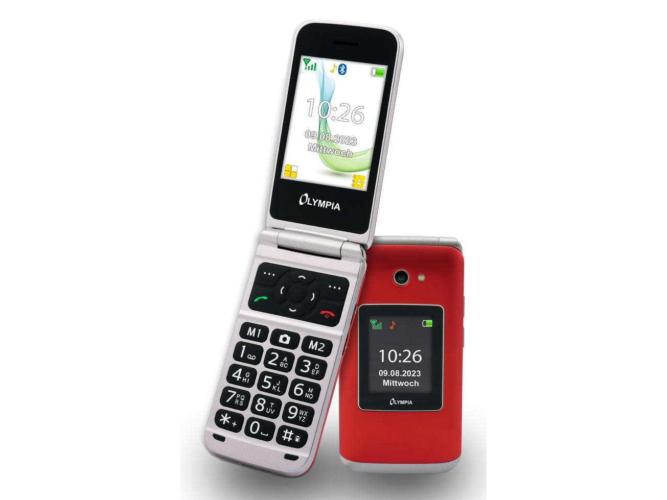 Olympia Vitus 4G, Klapphandy, 7,11 Cm (2.8"), Bluetooth, Rot