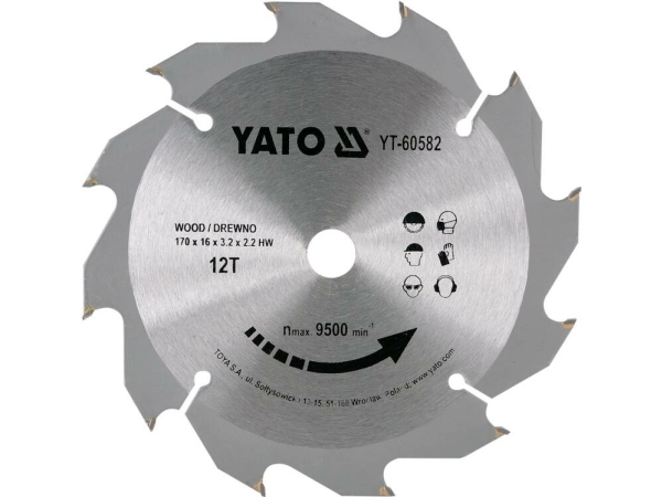 Pitchfork Hjul Til Træ 170X12tx16mm