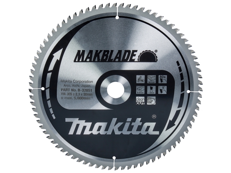 Makita Makblade 305*30Mm 80Z Makita Holzschneiden Piano