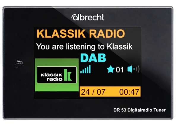 Albrecht Dr 53 Digitaradio Tuner Sort Bt