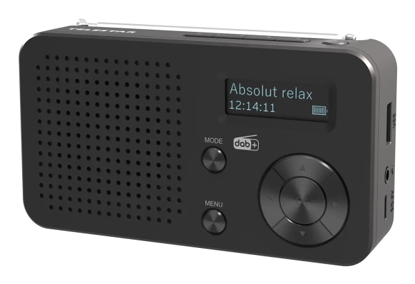 Telestar Top 100, Tragbar, Analog & Digital, Dab+, Fm, 3 W, Lcd, Schwarz