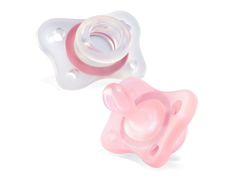 Chicco 732311-SOOTHER NIPPLE PF MINI SO F SIL 2 PCS