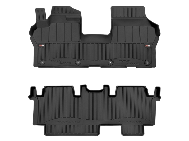 Gummimattor Volkswagen ID.Buzz 2022-, 1:a+2:a raden | Bilvård & Biltillbehör - Bilens Interiörutrustning - Bilmattor & Bagageutrymmesmattor | GameStuff