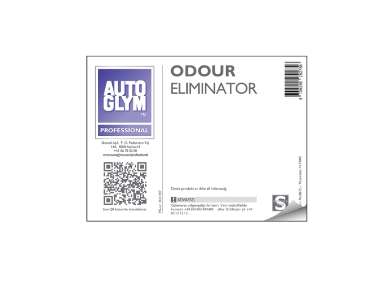 Label Autoglym Odour Eliminator | Bilvård & Biltillbehör - Bilvård märken - Autoglym | GameStuff