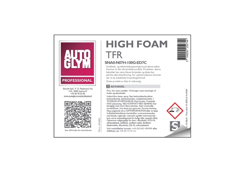 Label Autoglym High Foam TFR | Bilvård & Biltillbehör - Bilvård märken - Autoglym | GameStuff