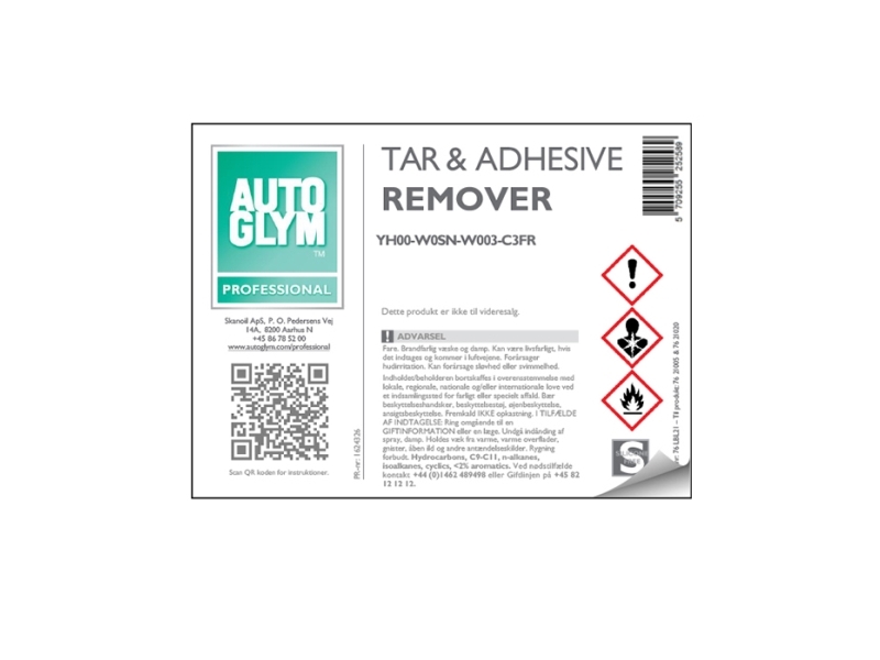 Label Autoglym Tar & Adhesive Remover | Bilvård & Biltillbehör - Bilvård märken - Autoglym | GameStuff