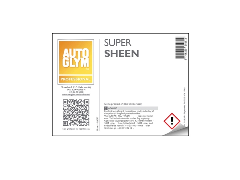 Label Autoglym Super Sheen | Bilvård & Biltillbehör - Bilvård märken - Autoglym | GameStuff