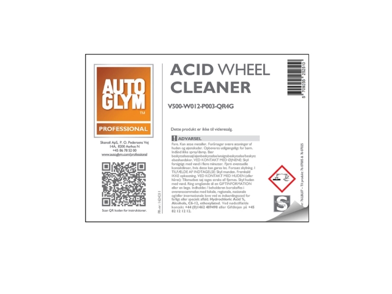 Label Autoglym Acid Wheel Cleaner | Bilvård & Biltillbehör - Bilvård märken - Autoglym | GameStuff