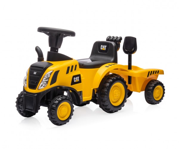 Motoroleris CAT TRACTOR Milly Mally geltonas