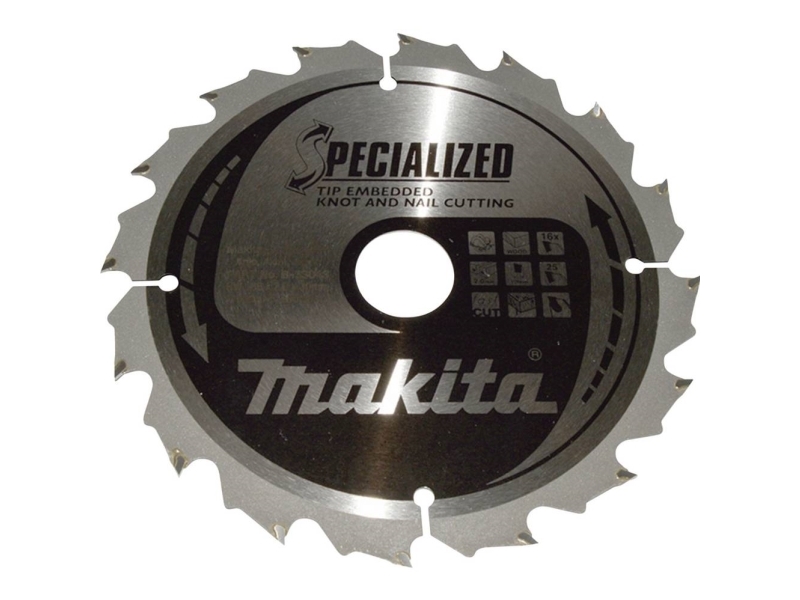 Makita Specialized, Træ, 18,5 Cm, 3 Cm, 2 Mm, Makita, 25°