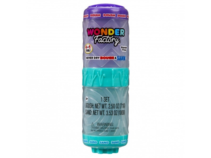 Wonder Factory Never Dry Dough&Sand Purple Teal