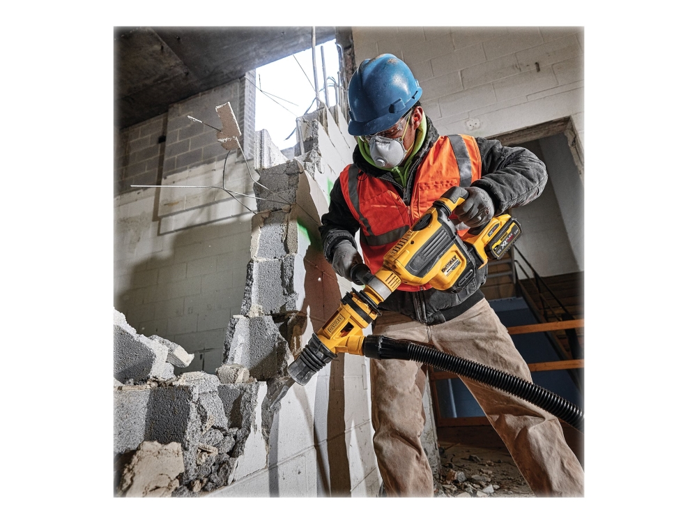 Dewalt Dch614n, Pistol Grip Drill, Sds Max, Brushless, Black, Yellow, 380 Rpm, 4.5 Cm