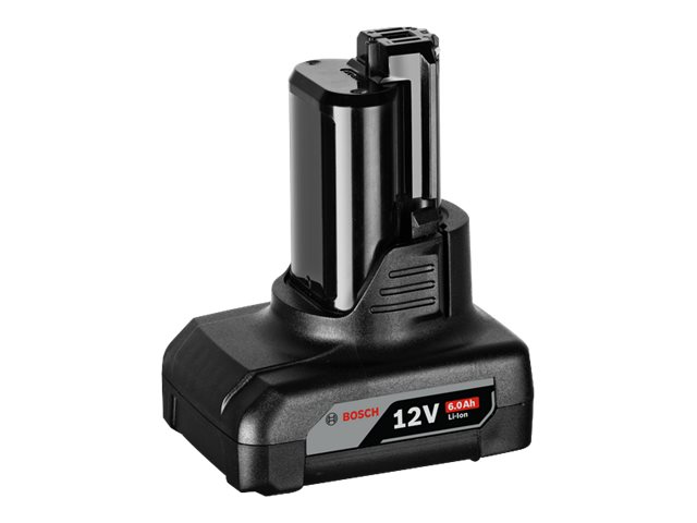 Bosch Gba 12V 6.0Ah, Akku, Lithium-Ion (Li-Ion), 6 Ah, 12 V, Bosch, Schwarz