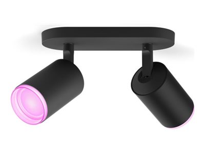 Philips Hue White And Color Ambiance Fugato Double Spotlight - Includes Gu10 Led Bulb - Bluetooth Control Via App - Control With App Or Voice - Add H