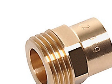 Overg.nippel 1/2 -15 mm - rørgevind nippel og glat ende | VVS Artiklar - Rör & Kopplingar - Kopparrör och rördelar | GameStuff