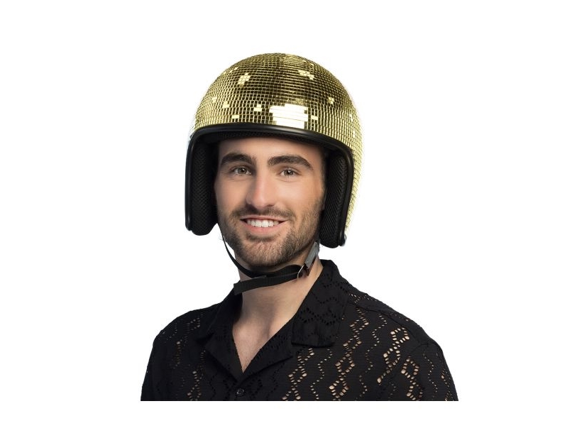 Disco-Kugel Goldhelm