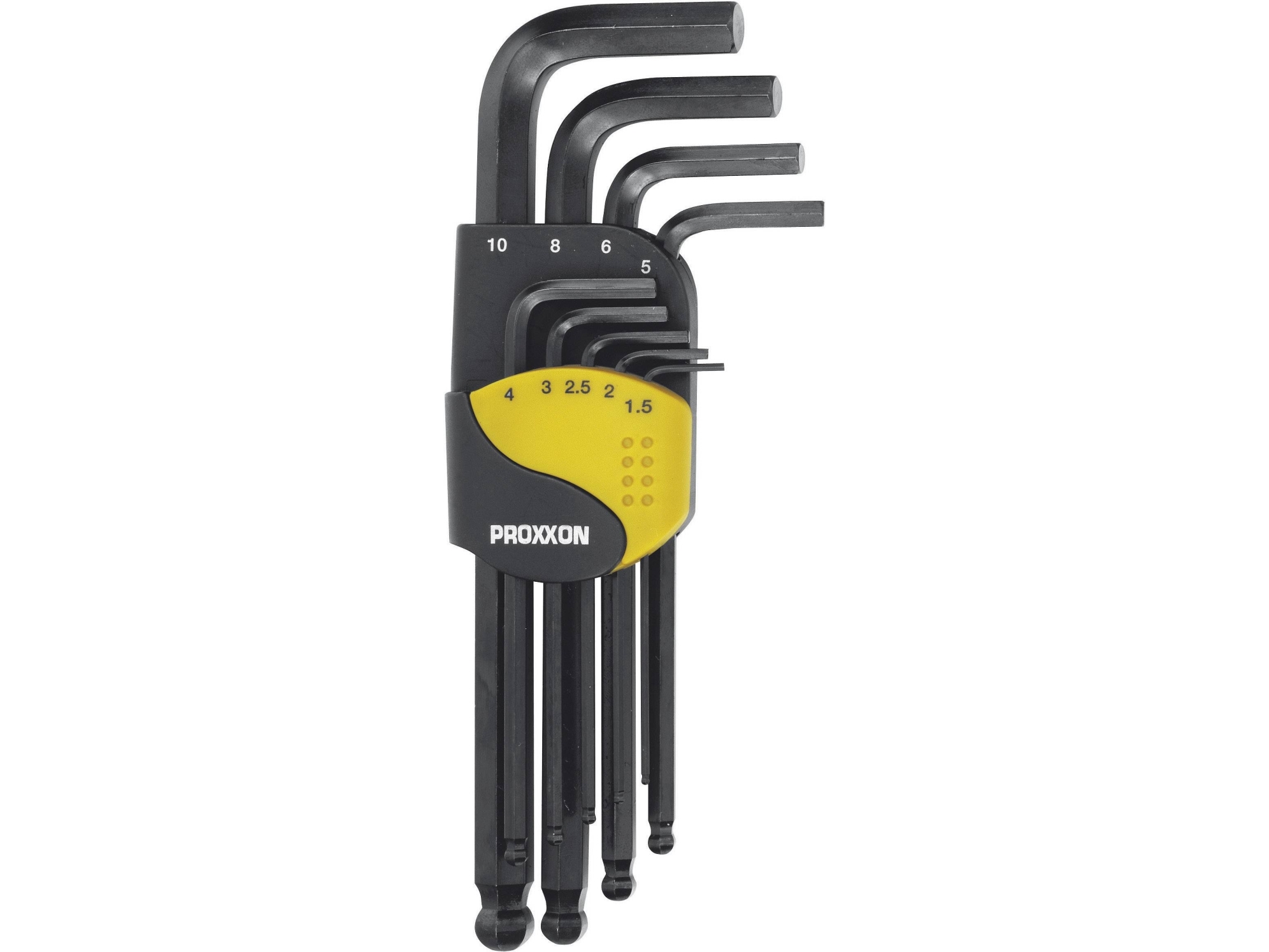 Proxxon Micromot Unbrako Winkelschraubendreher-Satz 1,5 Mm, 2 Mm, 2,5 Mm, 3 Mm, 4 Mm, 5 Mm, 6 Mm, 8 Mm, 10 Mm 9 Stück