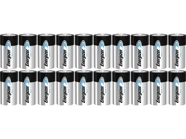 Batterie Energizer Alkaline Max Plus , C, 1,5 V, 20Er Pack