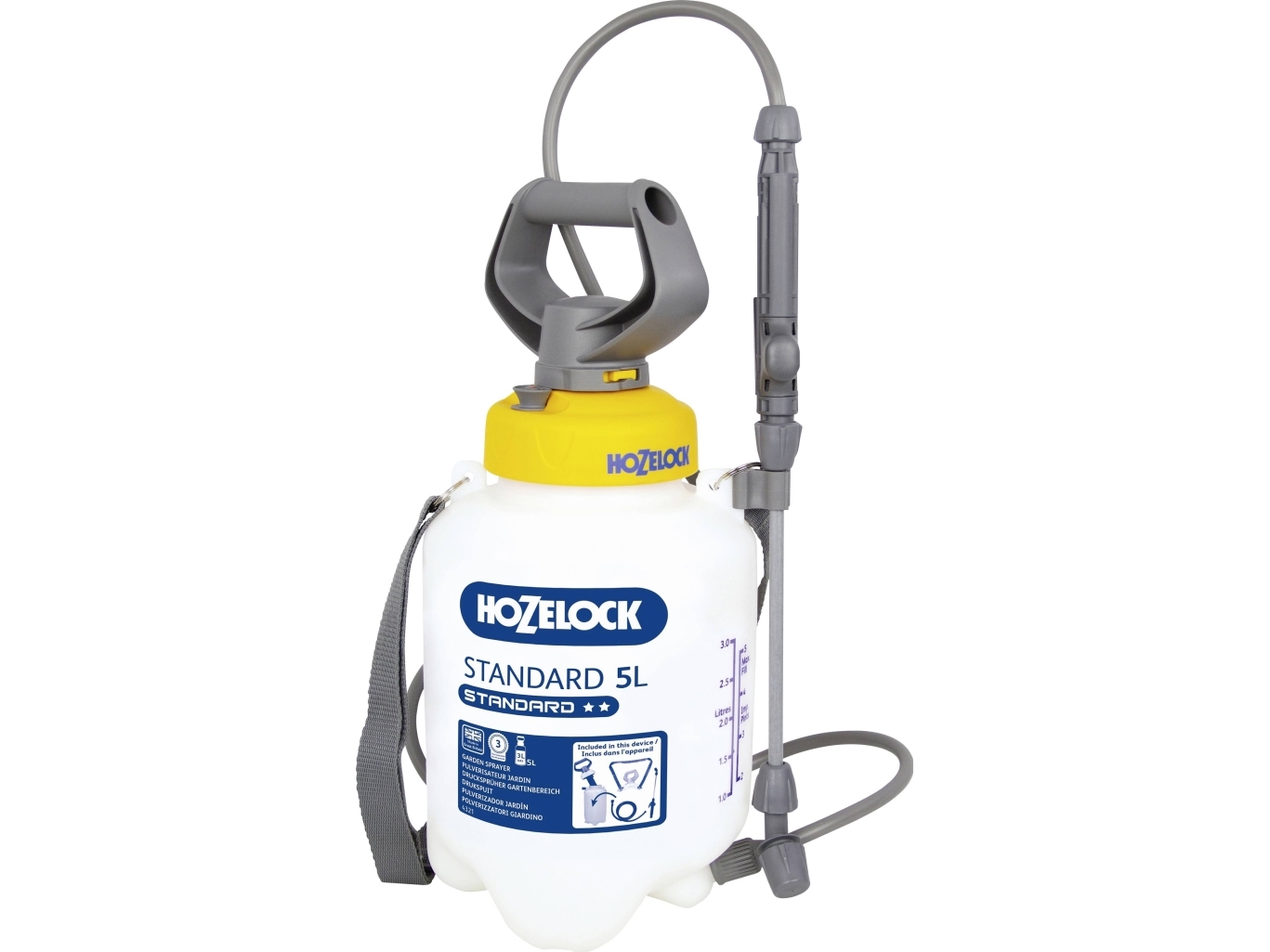Hozelock 4230 0000 Standard 5 l Tryckspray 5 l | Trädgården - Bevattning av trädgårdar - Annan utrustning | GameStuff