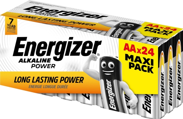 Energizer Power LR06 AA-batteri alkalisk-mangan 1,5 V 24 st | EL Artiklar - Batteri - AA-batterier | GameStuff