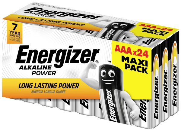 Energizer Power AAA-batteri alkalisk-mangan 1,5 V 24 st | EL Artiklar - Batteri - AAA-batterier | GameStuff