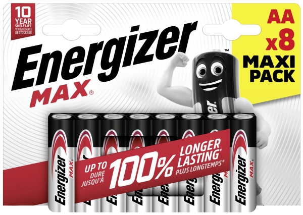 Energizer Max Aa Batterie Alkali-Mangan 1,5 V 8 Stück