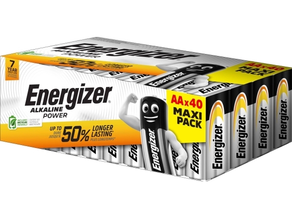 Power LR06 AA-batteri Alkali-mangan 1.5 V 40 stk