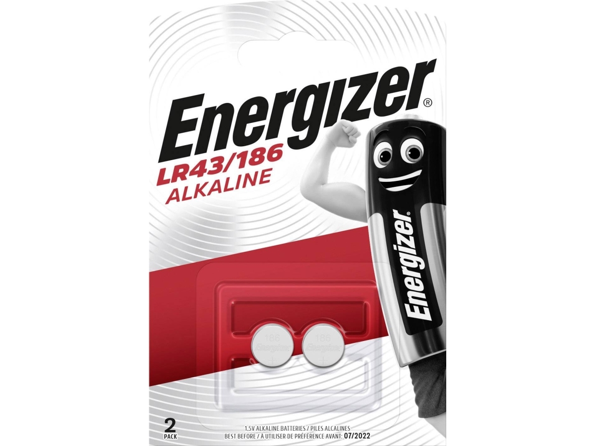 Energizer Miniatur 186 - Batterie 2 X Lr43 - Alkaline - 123 Mah