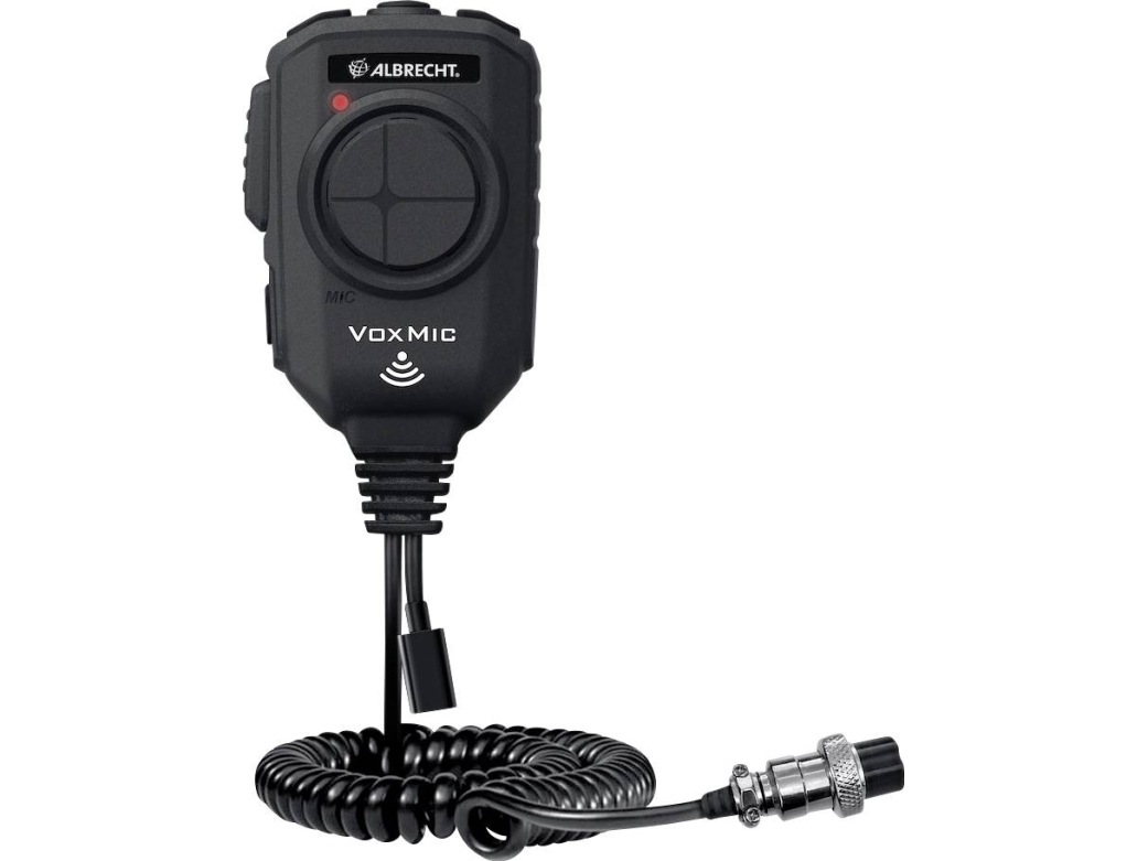 VOX-mikrofon Albrecht Albrecht VOX-mikrofon 6-pin med ANC och 3000mAh-batteri 42100 | Tele & GPS - Hobbyradio - Tillbehör | GameStuff