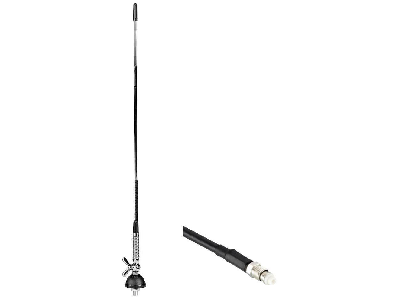 Antenn Albrecht CB-Funk AntenneT-27 mit FME 60 cm 67110.01 | Tele & GPS - Hobbyradio - Tillbehör | GameStuff