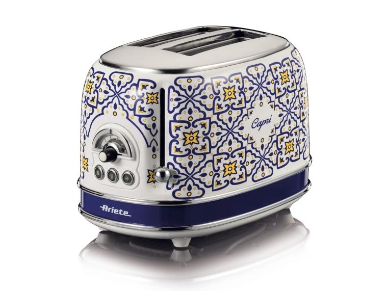 Ariete 0155/1C, 2 skive(r), Blå, Flerfarvet, Metal, 815 W, 220-240 V, 50/60 Hz